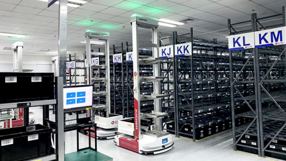 公海jcjc聯手新寧物流，打造庫寶高效電子供料倉